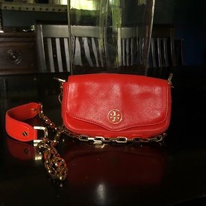 Tory Burch Convertible Coral Mini Shoulder Bag